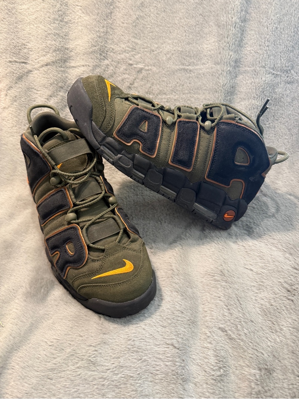 Nike Air More Uptempo 96 Cargo Khaki Size 13M VNDS No box